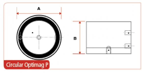 Optimag P磁处理系统尺寸